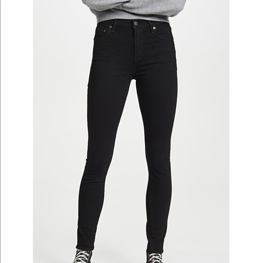 Citizens of Humanity Rocket Crop Black Jeans 24
